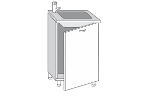 2.50.1мн Грейс Шкаф-стол под мойку с одной дверцей  в Сухом Логу - suhoj-log.mebel-e96.ru | фото